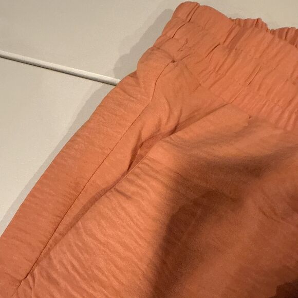 everyday JONES by Madeline Jones Crepe Pants Tie Waist Coral Reef 1X - Picture 6 of 9